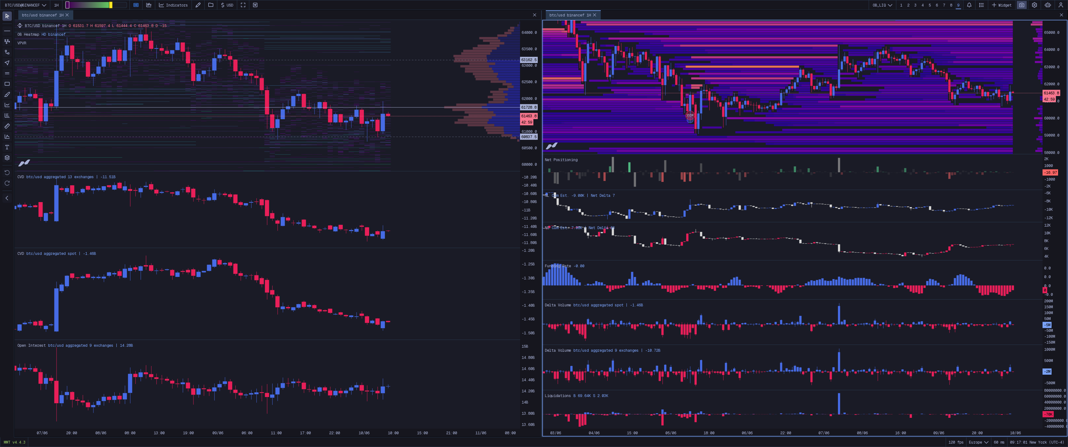 Order Book + Liquidation Map