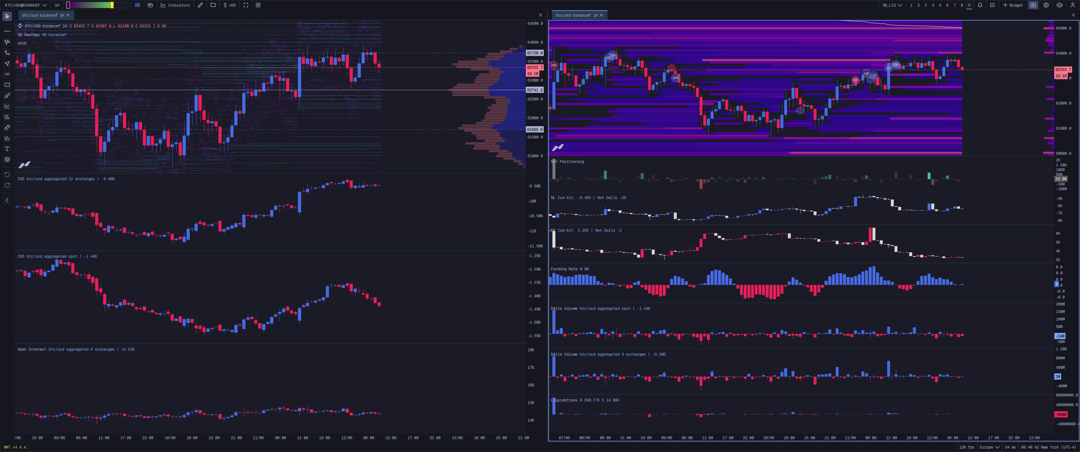 Order Book + Liquidation Map