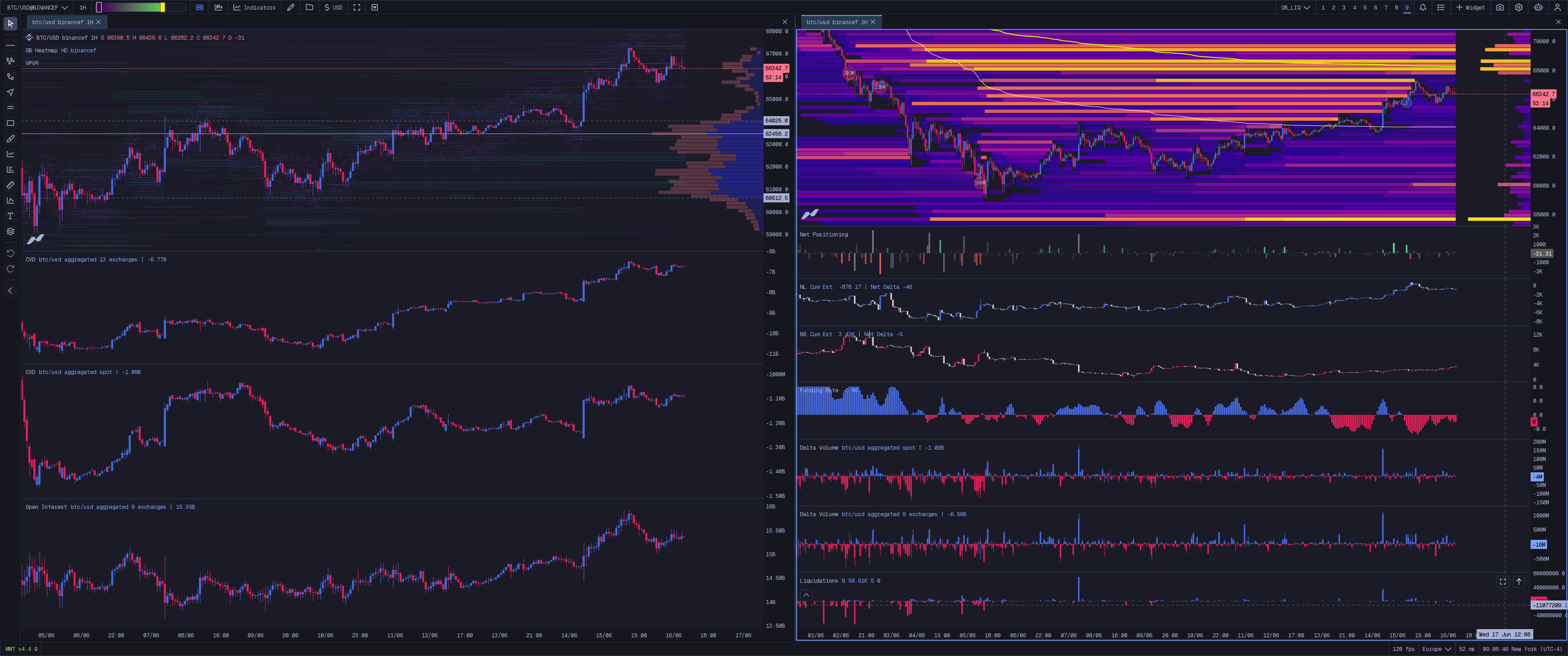 Order Book + Liquidation Map