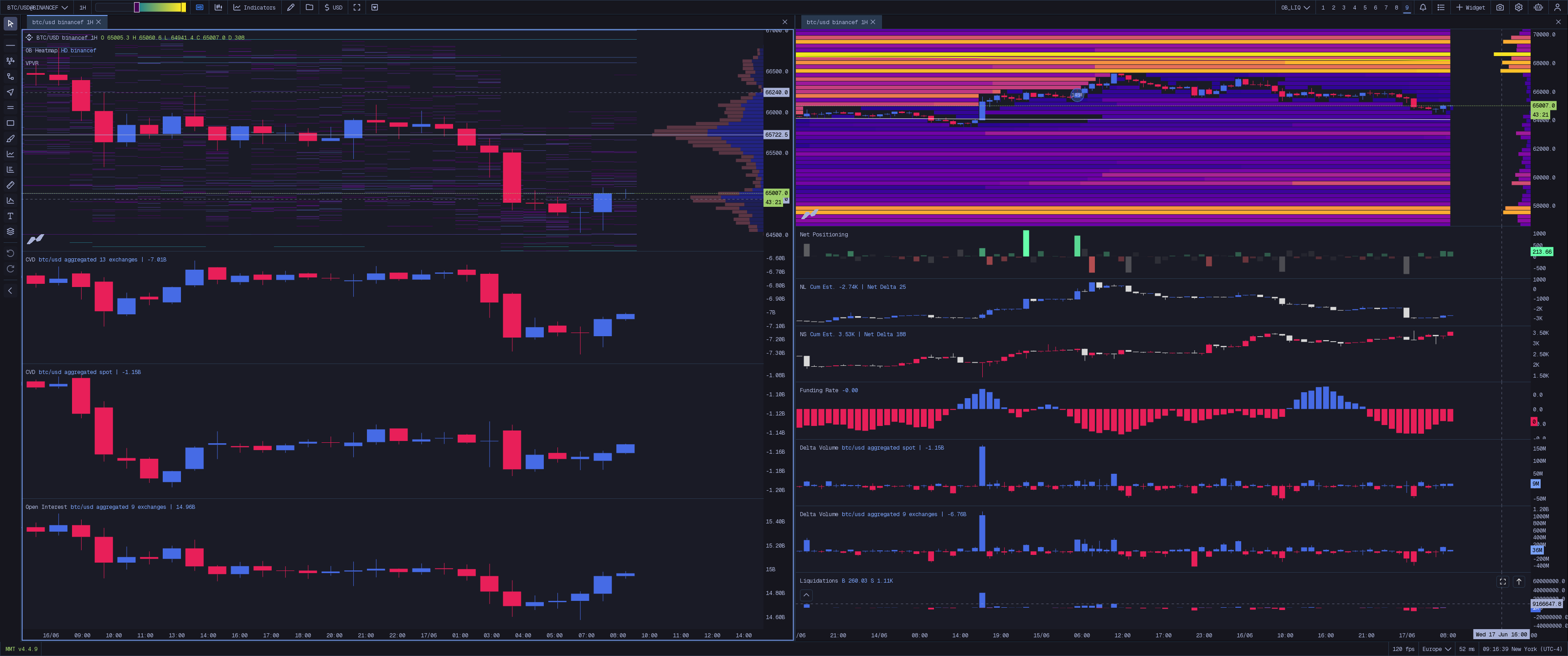 Order Book + Liquidation Map
