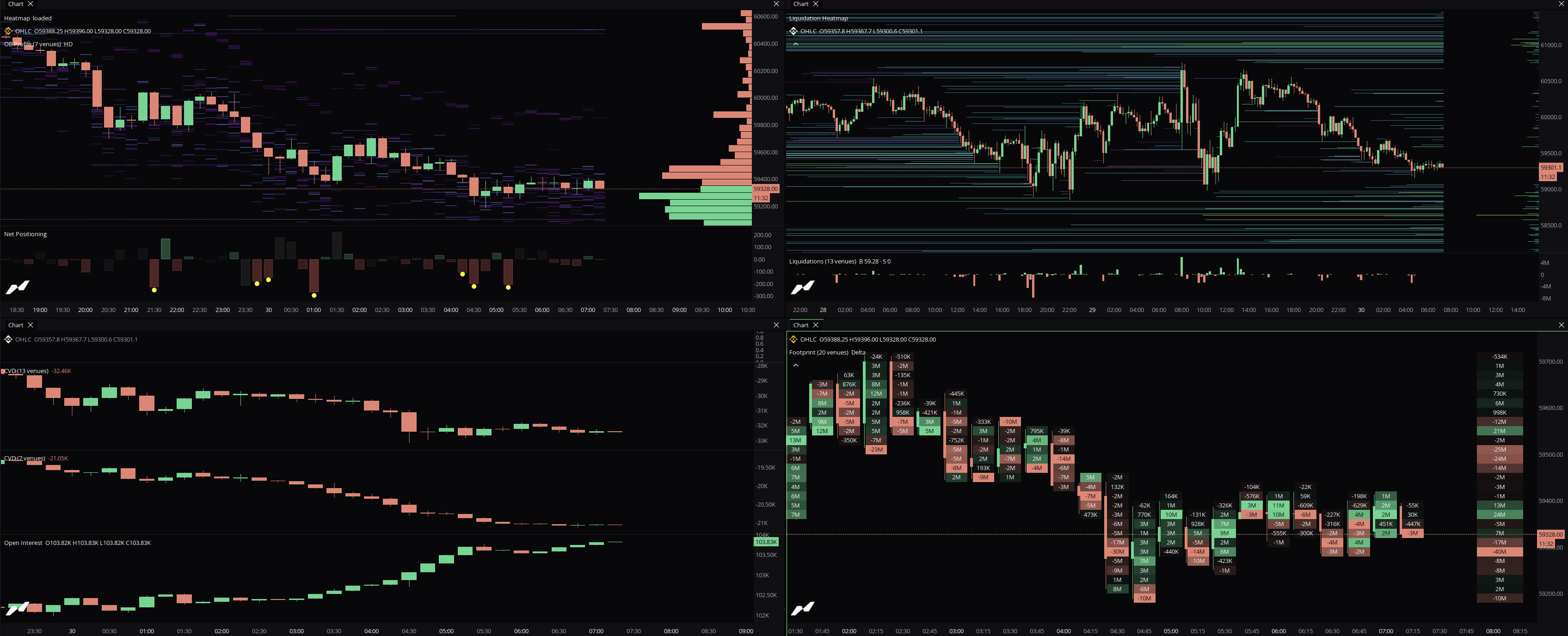 Order Book + Liquidation Map