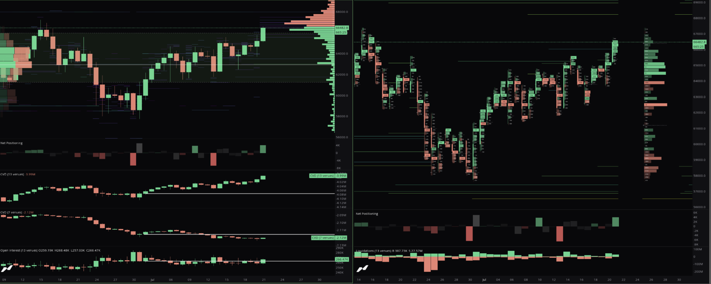Order Book + Liquidation Map