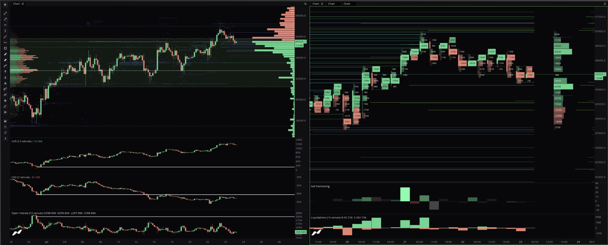 Order Book + Liquidation Map