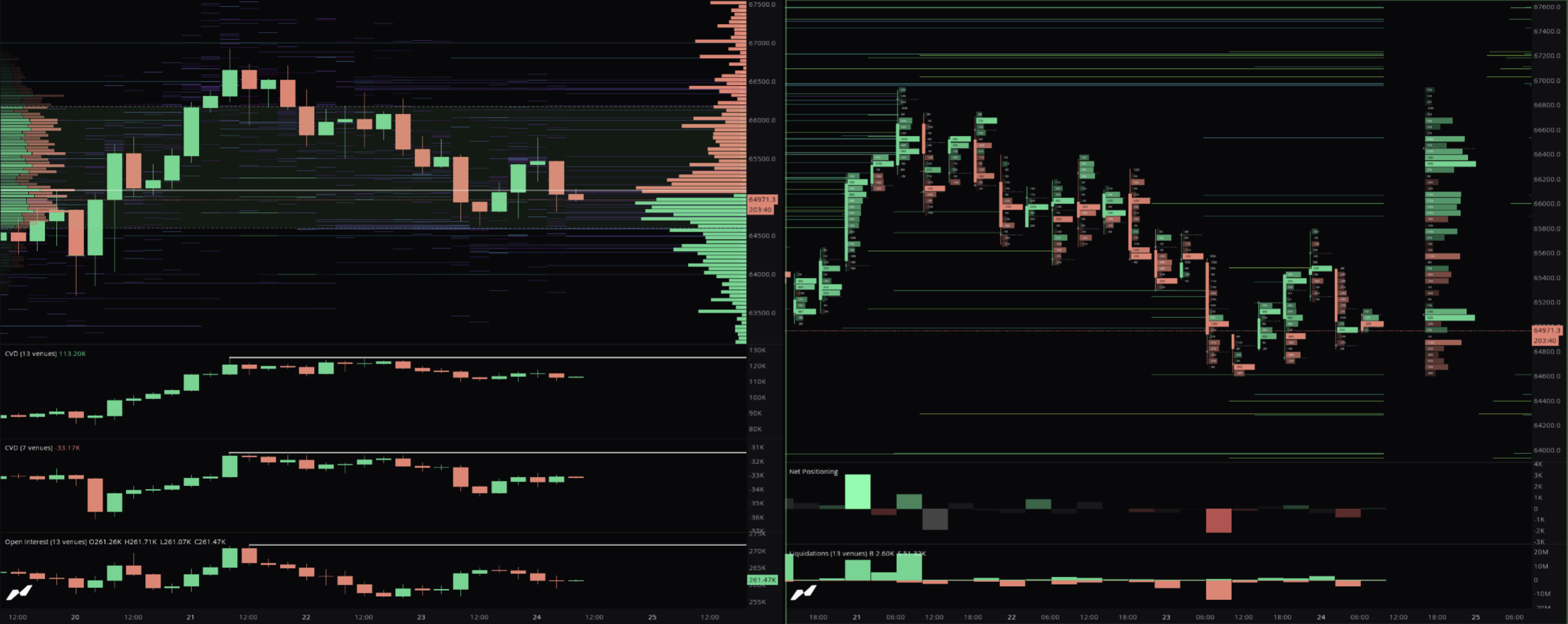 Order Book + Liquidation Map