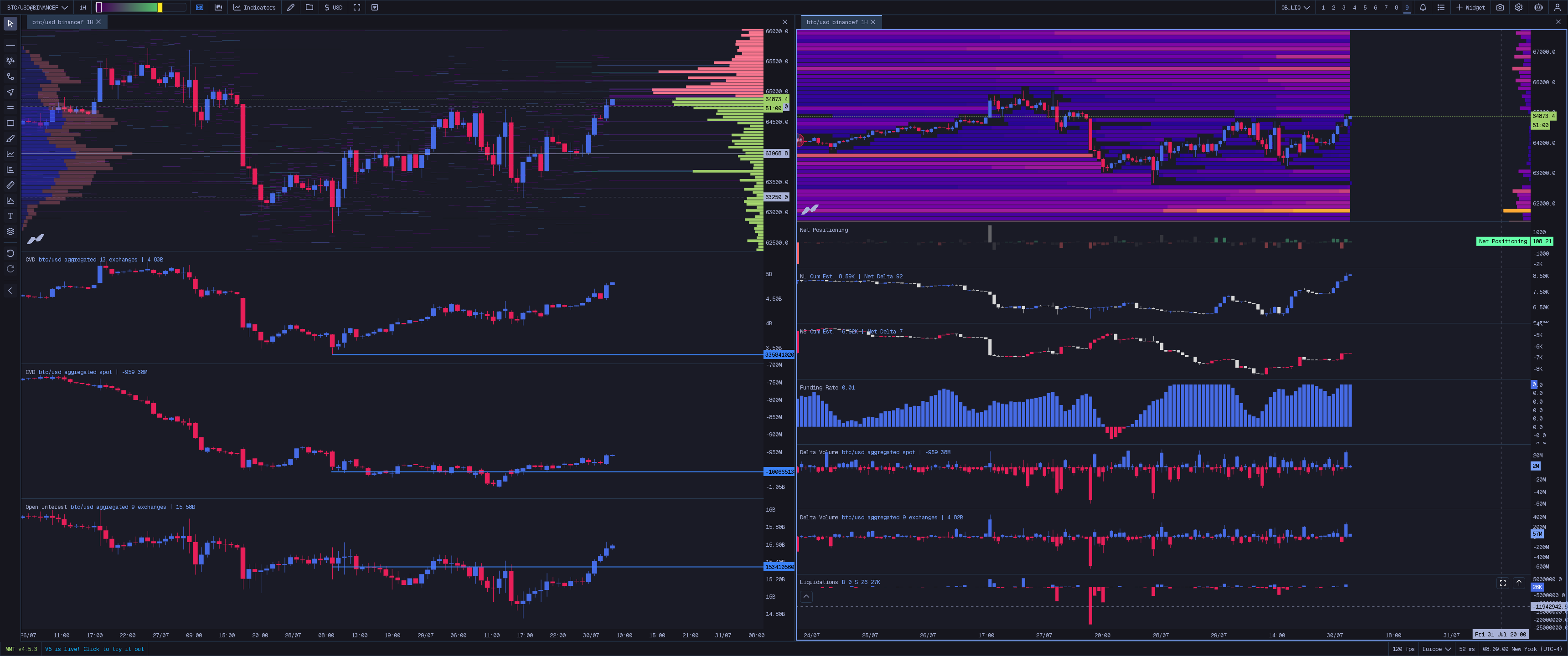 Order Book + Liquidation Map
