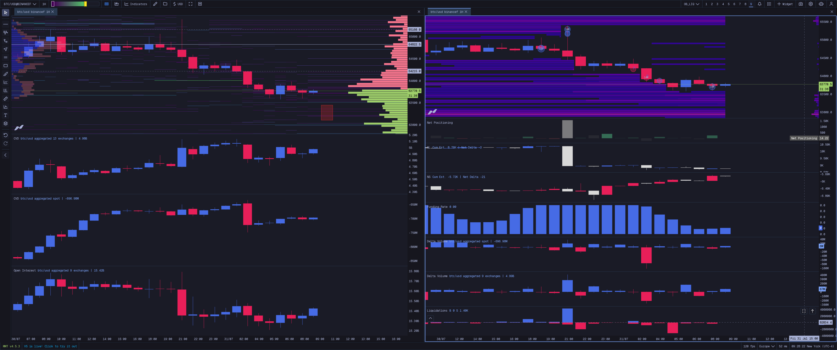 Order Book + Liquidation Map