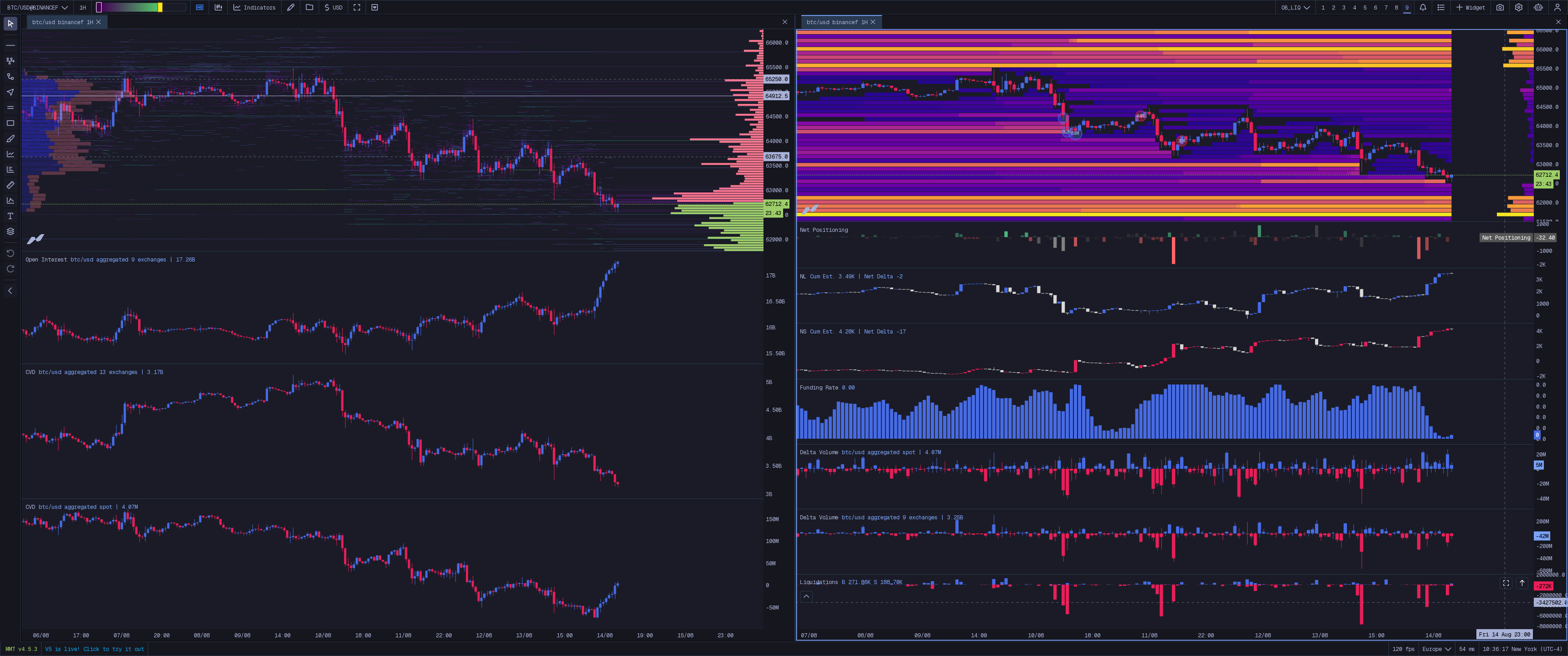 Order Book + Liquidation Map