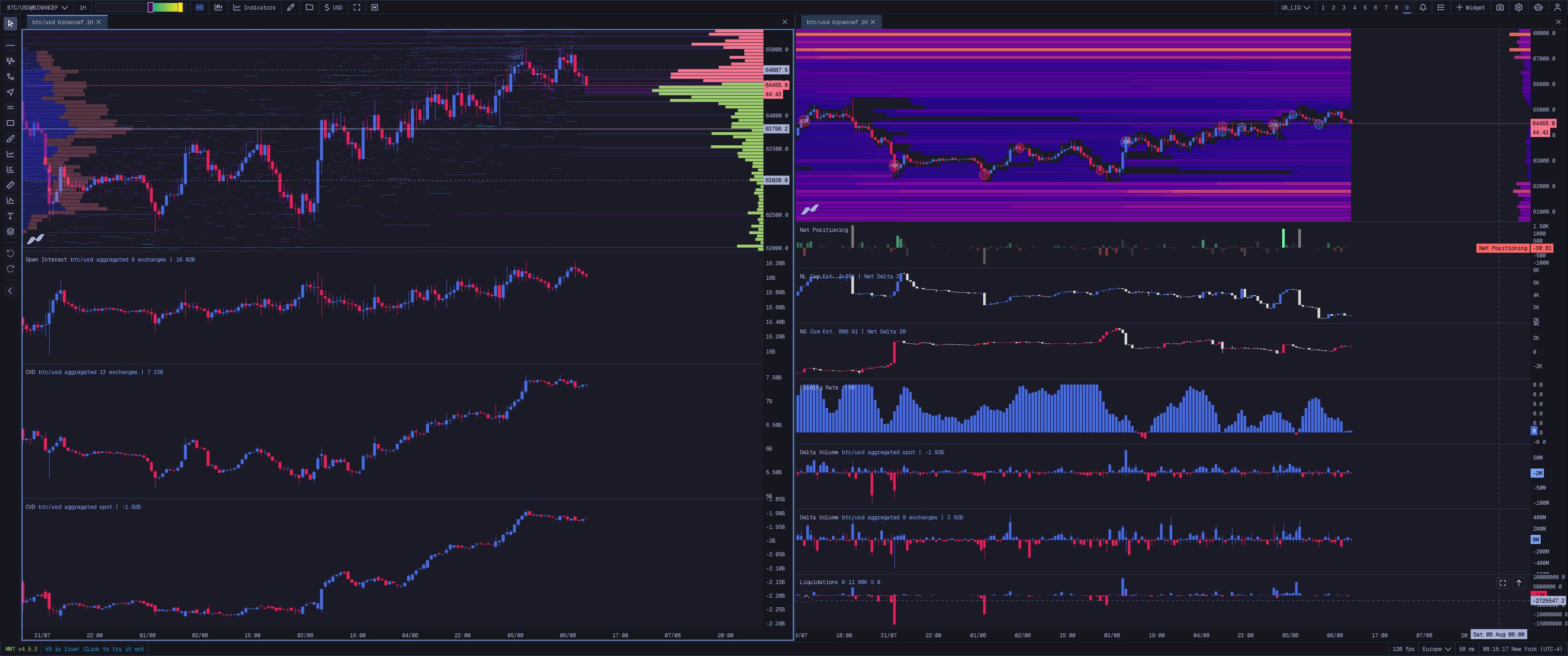 Order Book + Liquidation Map