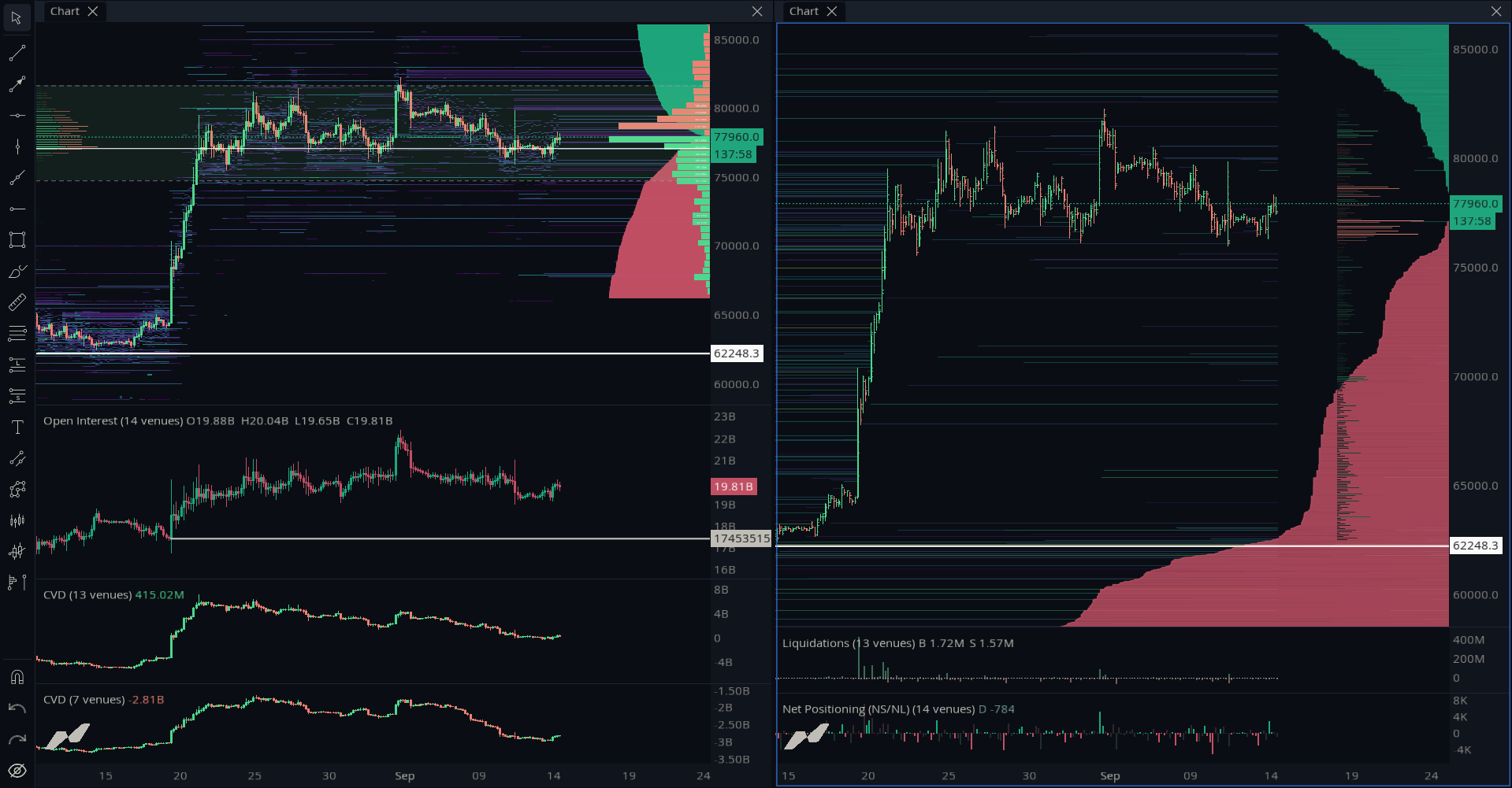 Order Book + Liquidation Map