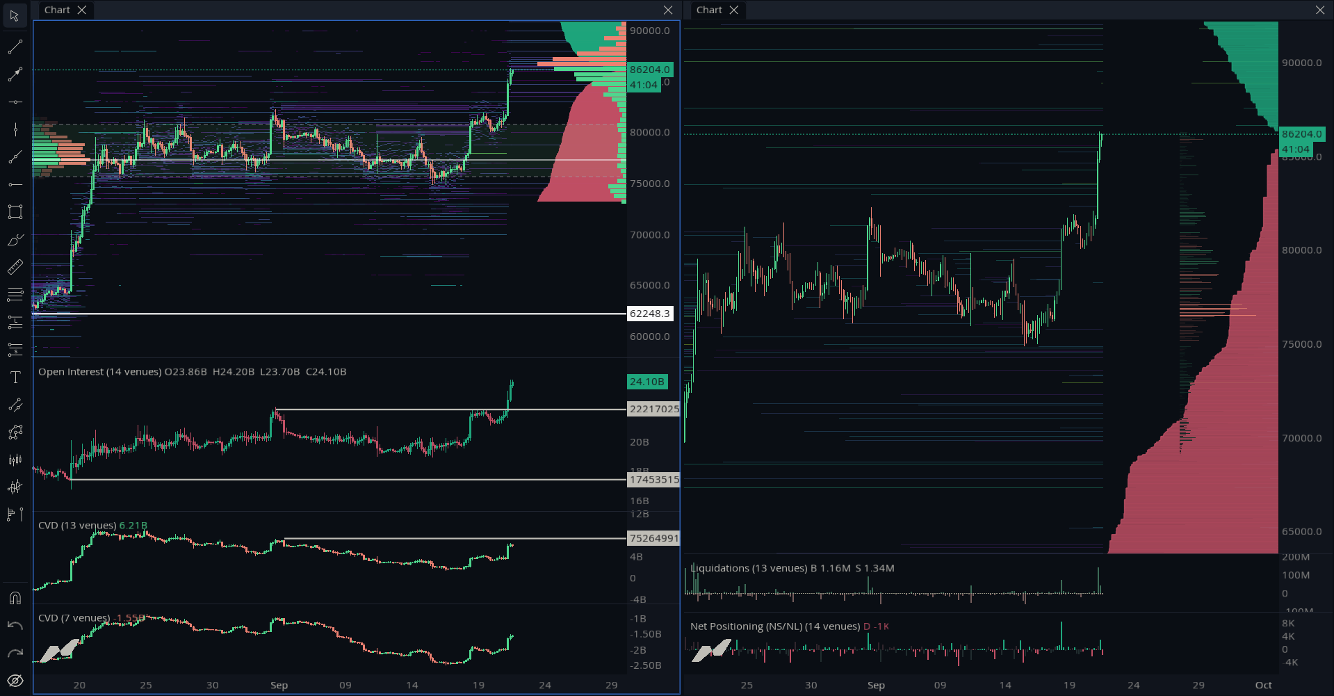 Order Book + Liquidation Map
