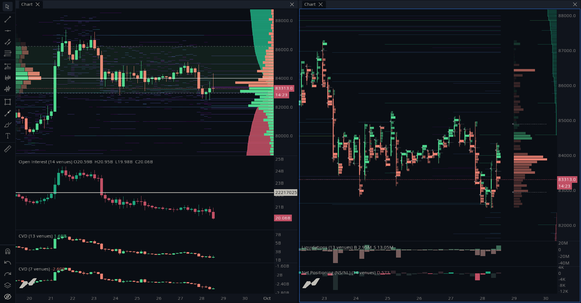 Order Book + Liquidation Map